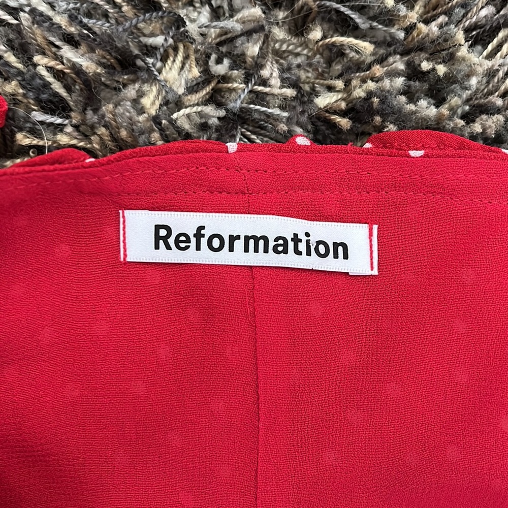 REFORMATION Eletta Dress - 8 - Picture 8 of 11